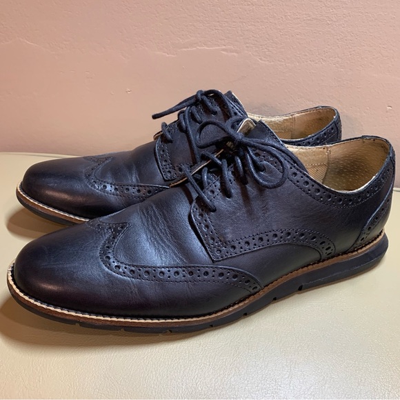 Cole Haan Men’s Grand 05 Black Wingtip Lace Up Oxfords, 8.5M, EUC - Picture 4 of 8